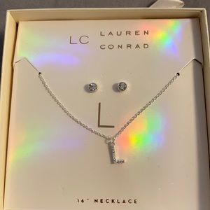 Necklace and matching earrings